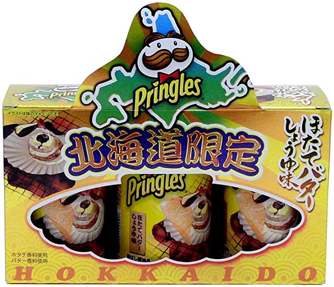 [북해도 한정] Pringles(프링글스) 조개관자 버터 간장 맛