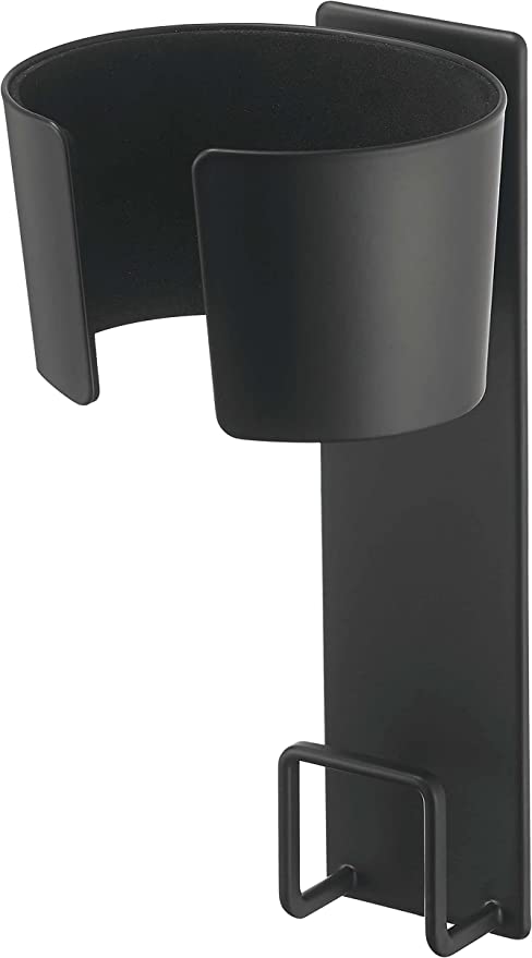 [수납 용품] 야마자키실업 (Yamazaki) 자석 드라이어 홀더 약 W10XD 10.5XH 20cm (색상:화이트, 블랙)