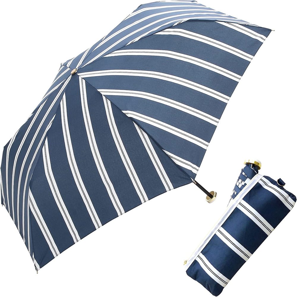 [우산/양산] 에이.에스.에스.에이 (a.s.s.a) 접이식 우산 레이디스 경량 50cm 컴팩트 우산 초발수 UV컷 세련 RM 224 네이비