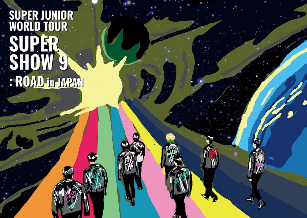 SUPER JUNIOR WORLD TOUR -SUPER SHOW 9 : ROAD in JAPAN (초회 생산 한정반) (2Blu-ray) (외장 특전 : 스티커A) [Blu-ray]