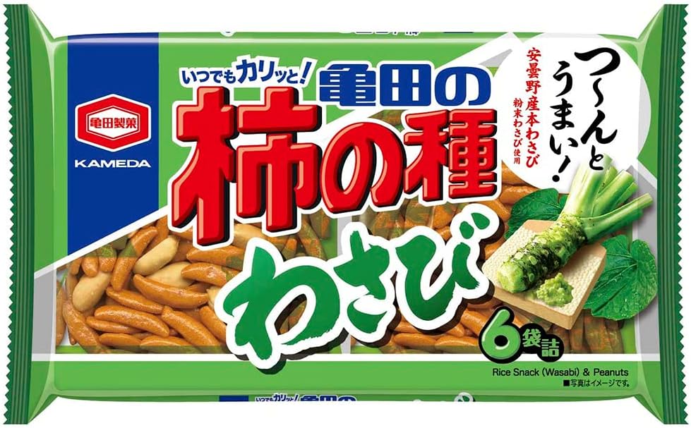 [일본 식품] 카키노 타네 와사비 고추냉이맛