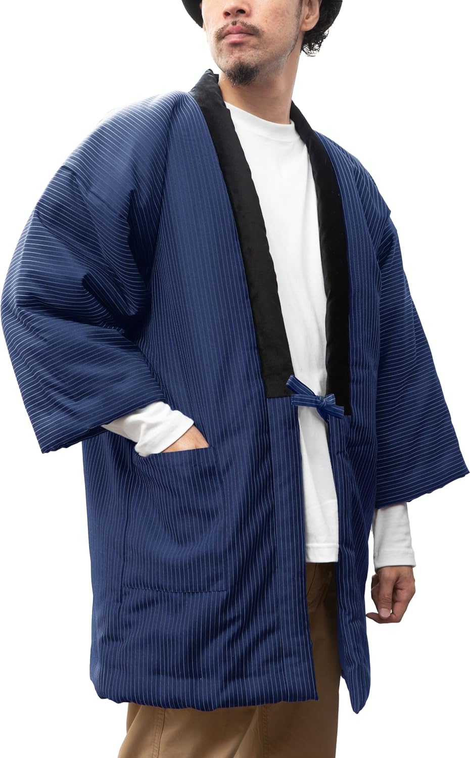 [한텐] 일본 방한복 넉넉한사이즈 대형LL사이즈 남성용 (색상: 196)