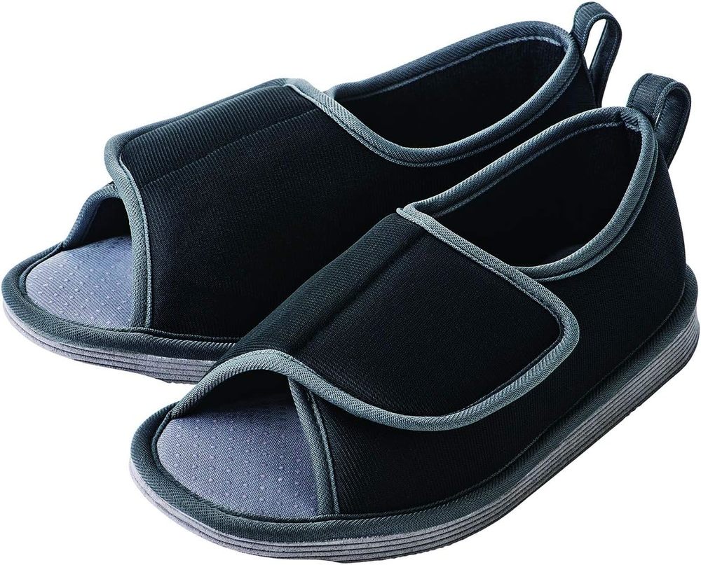 [시니어 서포트 용품] 넘어짐 방지 신발 (색상: 블랙 / 사이즈 : M~3L)