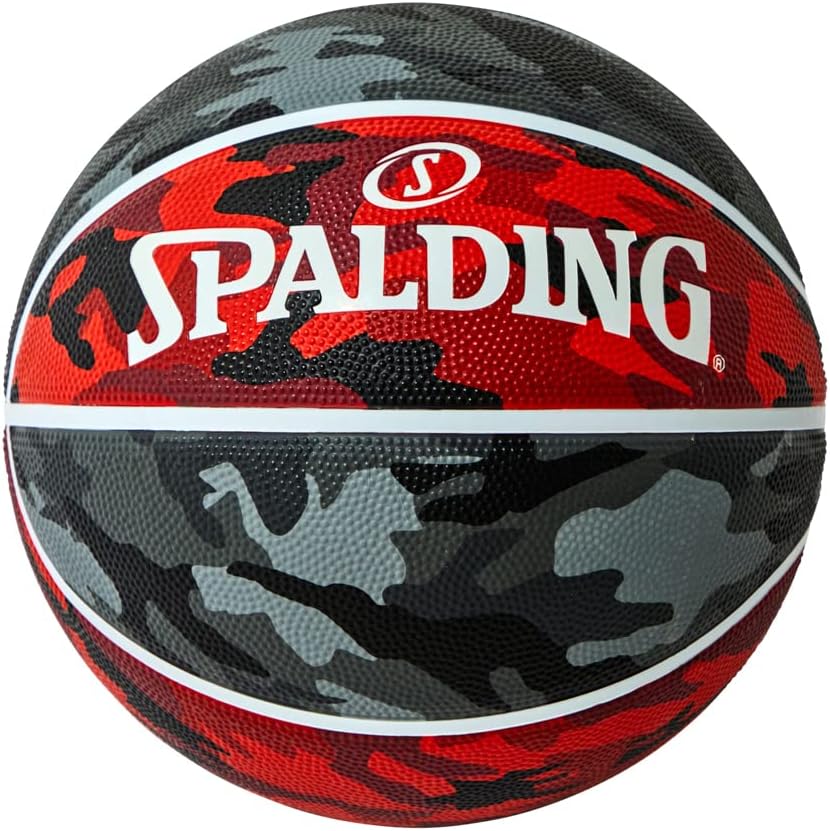 [농구공] 스폴딩(SPALDING) 농구볼 베이직 7호 러버 ‎멀티카모레드 84-805J