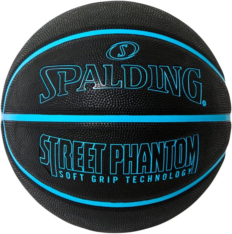 [농구공] 스폴딩(SPALDING) 농구볼 베이직 7호 러버 ‎스트리트 팬텀 블랙×블루 84-801J