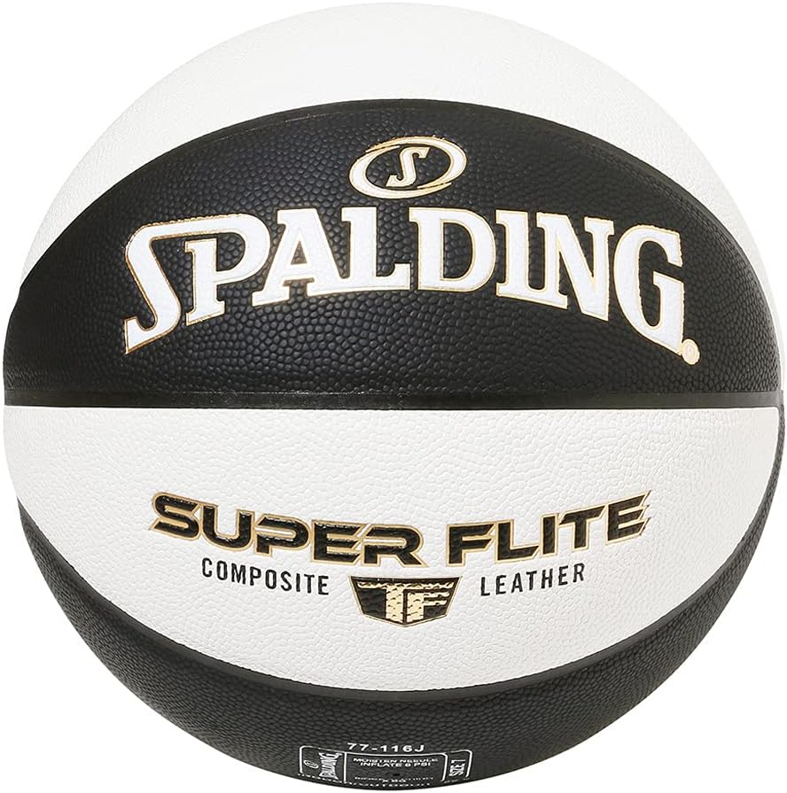[농구공] 스폴딩(SPALDING) 농구볼 디자인 7호 합성피혁 슈퍼플라이트 블랙×화이트 77-116J