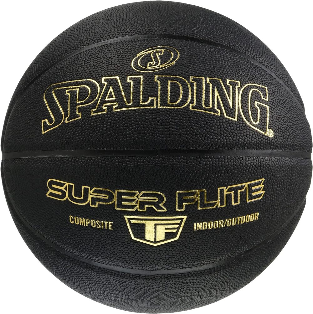 [농구공] 스폴딩(SPALDING) 농구 볼 디자인 7호 합성피혁 슈퍼플라이트 블랙×골드 77-430J