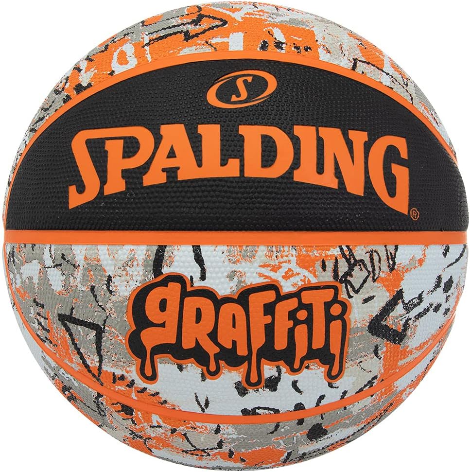 [농구공] 스폴딩(SPALDING) 농구볼 그래피티 7호 러버 오렌지 84-376Z