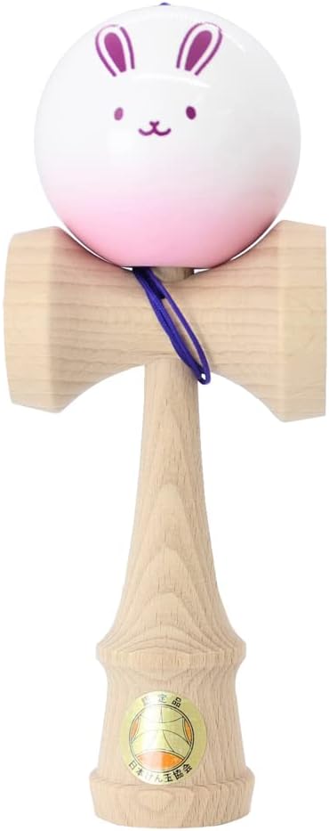일본 켄다마 협회 인정 New 경기용 켄다마 12간지 중 토끼 (색상 :핑크&amp;화이트)